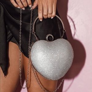 Princess Polly heart clutch